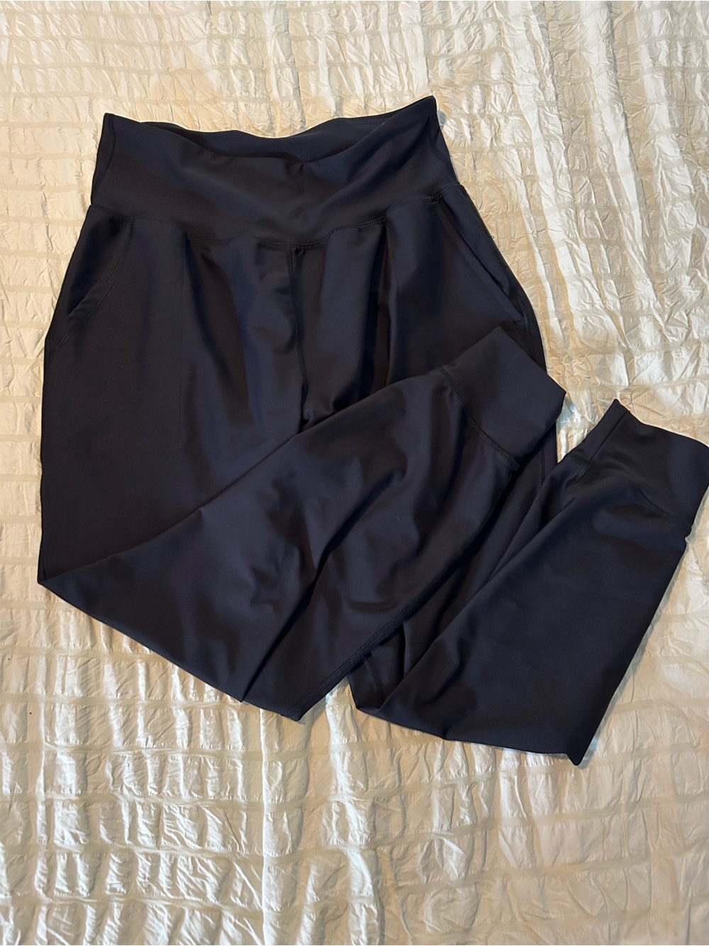 Old Navy Powersoft Black High-Rise Jogger Leggings